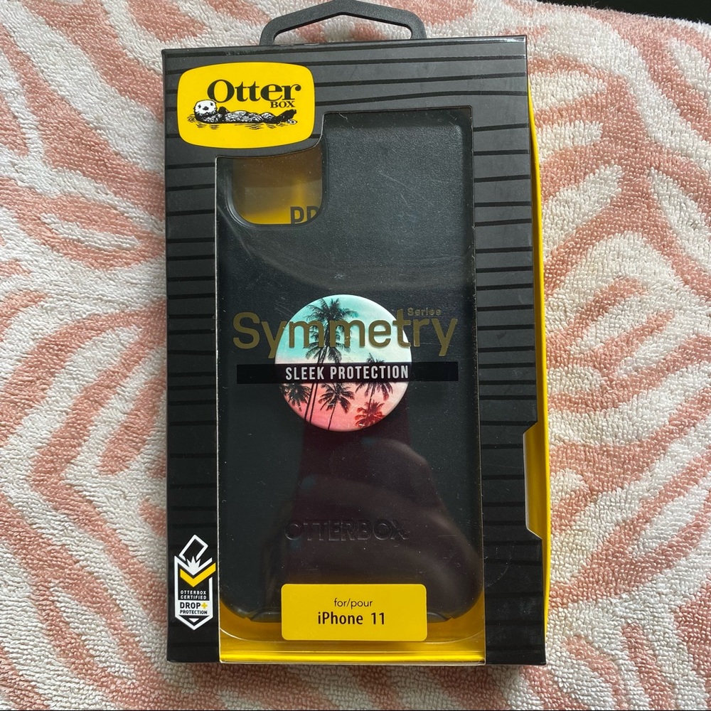 Black Otterbox Symmetry Series iPhone 11 Phone Case
